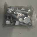 10 Pack 11062A Trailer Lug Bolts 1/2"-20 x 1-5/8" Solid Zinc-Plated Steel, Fits 5-Lug Hubs for Boat & Utility Trailers