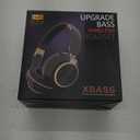 ASHATA Bluetooth Headphones Over Ear, Bluetooth 5.0 HiFi Stereo Headset, Folding Telescopic Sports Computer Gaming Headphone for Online Class, Home Office, PC, Cell Phones, TV