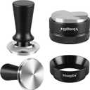 Mongdio 51mm Espresso Accessories Kit, Espresso Tamper, Dosing Funnel and Coffee Distributor, Fits 51 mm Espresso Machines and Portafilters