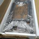 TEMI Small Computer Desk Folding Table - 35.8" Foldable Office Desk, No Assembly, Perfect for Small Spaces in Bedroom, Dorm, or Apartment, Portable Mini Desk or Study Table with Compact Design, Brown