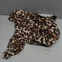 WDIRARA Women's Sexy Wide Leg Night Out Leopard Print Jumpsuits (L)