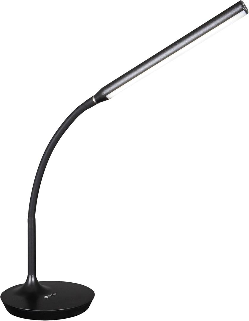 Ottlite Extended Reach LED Desk Lamp, Black