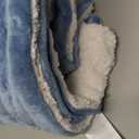 Bedsure Sherpa Fleece Throw Blanket for Couch - Thick and Warm, Soft Fuzzy Plush Throw Blanket for Winter, Slate Blue, 50x60 Inches