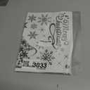 2 Sheet Christmas Window Clings【Double-Sided Pattern】【Easy to Stick】【Waterproof】 Window Stickers for Christmas Decorations，D