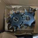 21V Cordless Tiller Cultivator for Gardening, 350 RPM Electric Garden Tiller with 23.0Ah Batteries, 9-Inch Tilling Width 7-Inch Depth Lightweight Hand Tiller for Soil Cultivation, Lawn, Composting