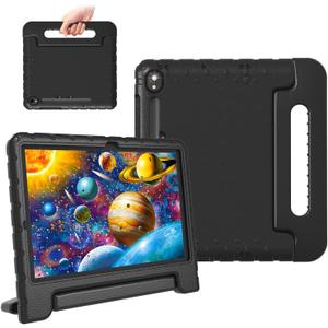 for Samsung Galaxy Tab S11/S10 Lite/S10 FE/S9/S9 FE Case with S Pen Holder, New Kids EVA Tablet Cover for S11 11"/S10 Lite/S10 FE 10.9" 2025, S9 11"/ S9 FE 10.9" 2023-Black