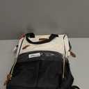 Maelstrom Travel Backpack for Women Men,Laptop Backpack Fits 15.6-17.3 Inch Laptop, Nurse/Work Bag with Insulated Lunch Box (Black-beige)