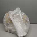 SOLEJAZZ Slim Rolling Storage Cart with Wheels 4 Tier Skinny Bathroom Storage Organizer Narrow Shelf Unit Thin Laundry Room Utility Cart for Bedside Kitchen Office Next to Fridge Small Places, White