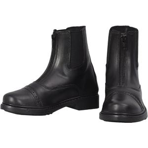 TuffRider Children’s Starter Front Zip Paddock Boots | Durable, Easy to Clean Water-Resistant Horse Riding Boots for Kids Size 12