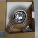 HIWARE 1000ml Glass Teapot with Removable Infuser, Stovetop Safe Tea Kettle, Blooming and Loose Leaf Tea Maker Set (33 oz)