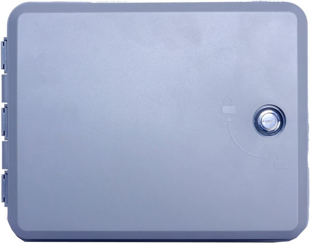 Universal Irrigation Controller Cabinet UCC100, Indoor and Outdoor Box for Sprinkler and Timer Controller, Weather Resistance Mounting Plate, Impact Resistence
