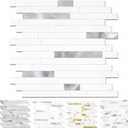 Yipscazo Peel and Stick Backsplash, Stick on Tiles for Backsplash Kitchen (20 Pack, Pure White)