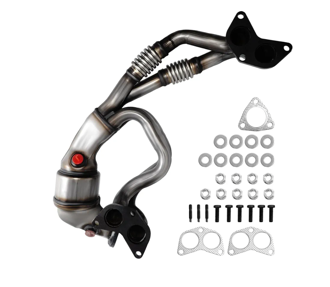 674864 Catalytic Converter Kit Replacement for Subaru Forester 2006-2010, Impreza 2006-2011, Legacy Outback 2006-2012, Saab 9-2X 2006 H4 2.5L, EPA Compliant, OE# 0961856,642803,16564