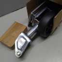 Upgraded Spoke Wheel Trailer Jack, 10" Vertical Movement, 1500 lbs, for RV, Boat, Trailer and More, Black, Silver
