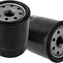 2pcs Oil Filter Replacement for Hydro-Gear 52114 Toro 109-3321 Gravely 21545100, Transmission & Hydraulic Automotive Engine Car Filtro Aceite Motor Compatible with Ariens Bad Boy Bush Hog Exmark