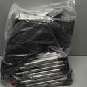 30 Inch Collapsible Travel Dog Crate for Medium Large Dogs, Portable Dog Crate 4-Door Foldable Soft Kennel with Durable Mesh Windows for Indoor & Outdoor Travel, with Storage Bag,Black