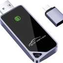 ZIUMIER Wireless CarPlay Adapter, Convert OEM Wired to Wireless CarPlay Dongle, Mini Edition, Plug and Play, No Latency, Compatible with Apple iPhone iOS 10+ & Cars from 2016+