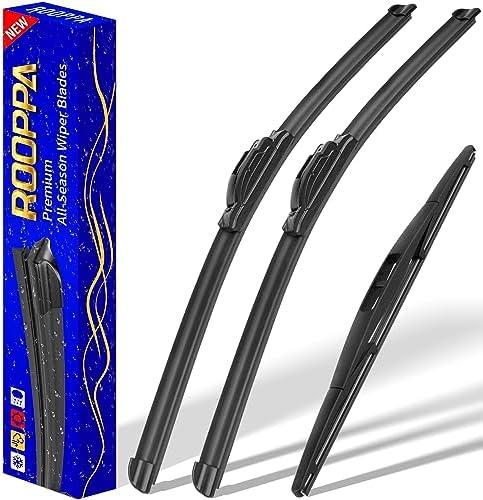 3 wipers Replacement for 2010-2014 Subaru Outback/2010-2014 Subaru Legacy, Windshield Wiper Blades Original Equipment Replacement - 26"/19"/14" (Set of 3) U/J HOOK