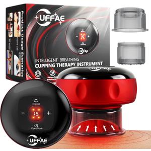 7-in-1 Electric Cupping Therapy Set, Smart Cupping Therapy Massager, 12 Levels of Suction Strength and Temperature Controlfor Targeted Pain Relief