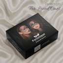 Masquerade Mask for Couples Women and Men - 3 Pack Venetian Gold and Black Lace, Mardi Gras Mask (Black)