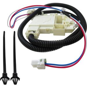 WH08X32657 Washer lid Lock and Harness for GE, Replace WH08X31222 4963152 AP7033485 PD00070146 PS16619254, for Model GTW335ASN2WW GTW465ASN2WW GTW465ASN9WW HTW240ASK6WS GTW220ACK7WW GTW465ASN3WW