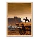 A PLUS MAX 20x27 Picture Frame Natural Light Weight Wall Mount