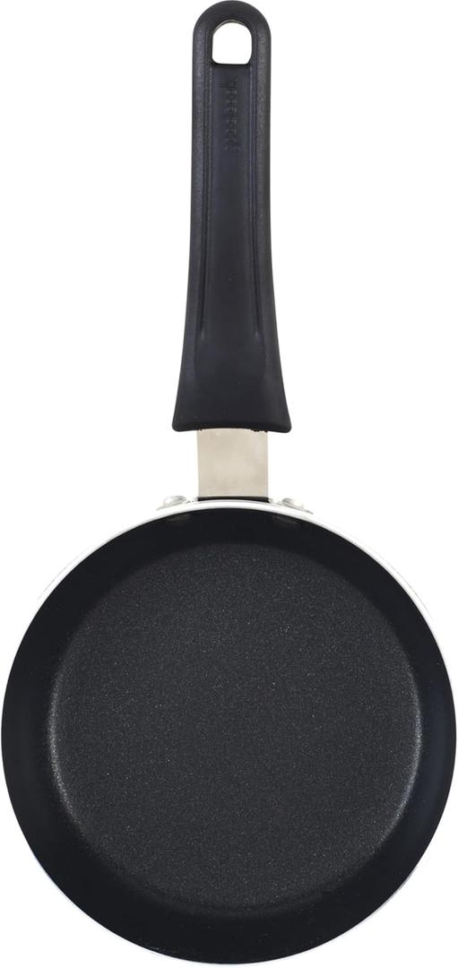 GoodCook Everyday Nonstick Aluminum 4.6-Inch Round Mini Frying Pan, Black