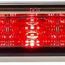 LED Third 3rd Brake Light for 2015-2017 Ford F150 Rear Cargo Lamp High Mount Stop light (Chrome Housing Smoke Lens)
