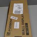 Forbena Gold Floating Shelves for Wall Decor Set of 3, Bathroom Shelves Over Toilet, Modern Display Wall Shelf with Guard Rail for Living Room Bedroom Organizers and Storage - White and Gold | Gold, for Wall Decor, Bathroom Shelves, Over Toilet, for Living Room, Bedroom (17 Inch)