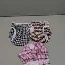 Avont 3 Pack Washable Female Dog Diapers, Reusable Period Diapers Cover for Girl Doggies Heat Cycle, Incontinence -Pink/Black/Brown Plaid(XL)