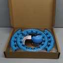 FIT ON FORM Infinity Weighted Hula Hoop for Adults Weight Loss, Smart Exercise Hola Circle Hoop for Women Abs Workout (55", Blue)