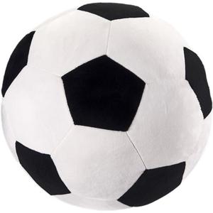 Plush Soccer Ball, 11.8" Soft Soccer Stuffed Toy Soccerball Throw Pillow Fluffy Football Plushies Toy Sport Gift for Boy & Girls Chrismas Decor