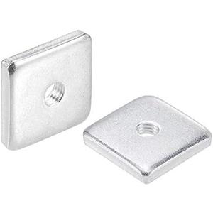 uxcell Square Nuts, M6x25mmx5mm Zinc-Plated Metric Coarse Thread Assortment Kit, 9 Pcs