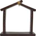 Comfy Hour Figurine, Christmas Manger Decor (Black)