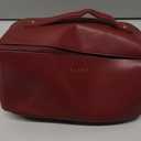 EACHY Travel Makeup Bag, Large Capacity Cosmetic Bag for Women, Waterproof PU Leather, Flat Open Portable Toiletry Bag for Skincare, Brushes & Travel Essentials