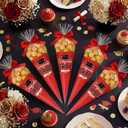 Epakh 150 Sets 2026 Graduation Decorations Kit Class of 2026 Congrats Grad Party Pack with Cone Cellophane Bags for Graduation Party Favors
