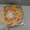 Panelee 12 Pcs Mardi Gras Party Decorations Paper Lanterns Carnival Yellow Green Purple Hanging Round Paper Lanterns 8 Inch for Mardi Gras Office Classroom Party Decorations Supplies Indoor Outdoor