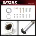 HIGHBRICK Catalytic Converter Compatible with 2001-2005 Civic DX/EX/EX Special Edition/GX/HX/LX/LX Special Edition/Value Package 1.7L (EPA Compliant)