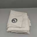 NICETOWN Natural Linen Curtains 84 inch Long 2 Panels Set, Grommet Top Thick Linen Burlap Semi Sheer Vertical Drapes Privacy Assured with Light Filtering for Bedroom/Living Room, W55 x L84