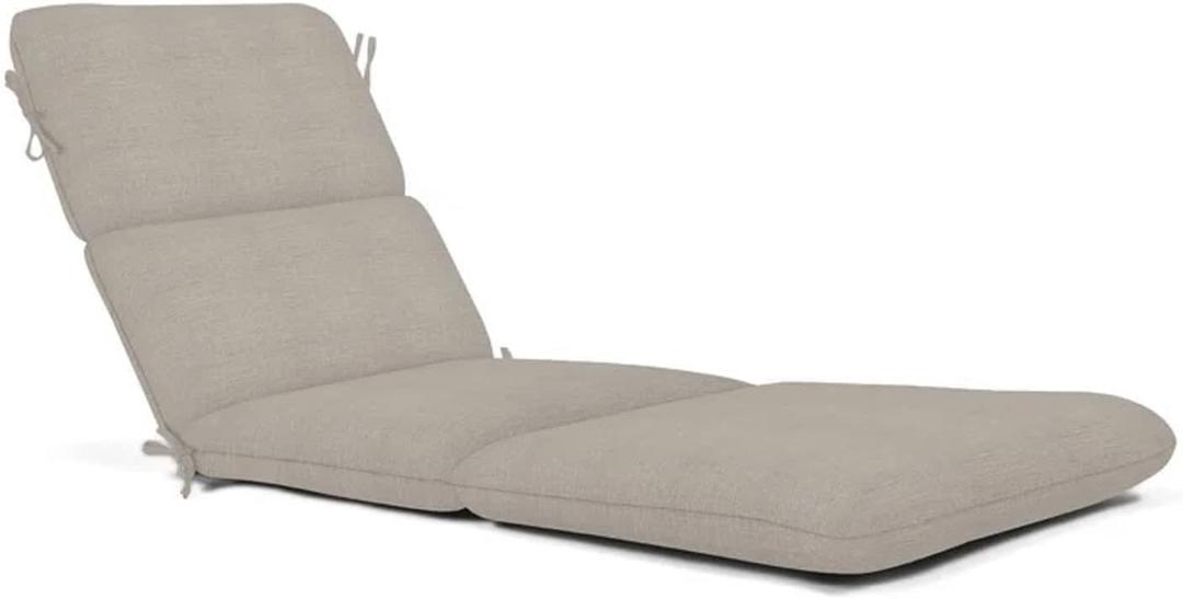 Sunbrella Patio Chaise Cushions, Outdoor Chaise Lounge Cushion with Comfort, Style & Durability Designed for Outdoor Living - Made in The USA, Grey