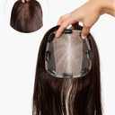 Hair Toppers for Women Real Human Hair