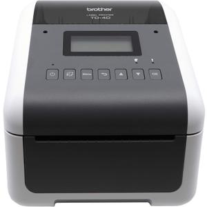 Brother TD-4550DNWB 4-inch Thermal Desktop Barcode and Label Printer, for Labels, Barcodes, Receipts and Tags, 300 dpi, 6 IPS, Standard USB and Serial, Ethernet LAN, Built-in Wi-Fi and Bluetooth,White