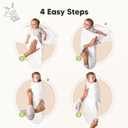 KeaBabies 3-Pack Organic Swaddles for Newborns Girls, Boys with Hats - Soft Cotton Baby Sleep Sacks 0-3 Months, Breathable Baby Hats and Swaddles 0-3 Months, Newborn Essentials Must Haves (Bunnies)