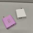 USB C Fast Charger Block, 60W 5-Port USB C Wall Charging Blocks, Type C Chargers Fast Charging Brick, 3USB C+2USB A PD&QC3.0 Multiport Charger Plug for Phone 17/16/15/14/13 Pro Max, White+Purple