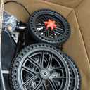 Knee Scooter, 300lbs Capacity, 13" Big PU Seat, Disc Brake Knee Walker, All Terrain Foldable Knee Scooter Walker with Bag for Foot Injuries Compact Crutches Alternative (Black)