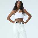 Earnda Women's Reversible Leather Belts for Jeans Pants Fashion Ladies Dress Belt with Gold Buckle 1.1" Width (Small: 27"-29" (Pant 4-6), A_black&beige)