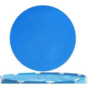 Round Solar Pool Cover 6ft, Heavy Duty Thermal Solar Blanket, Retains Heat, Reduces Evaporation, Pool Cover for Inground and Aboves Ground Pools