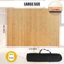 Tap Dance Floor, Bamboo Portable Dance Floor, 47.8" x 38.5" Tap Board for Tap Dancing- Ideal for Home, Studio & Outdoor Tap Practice