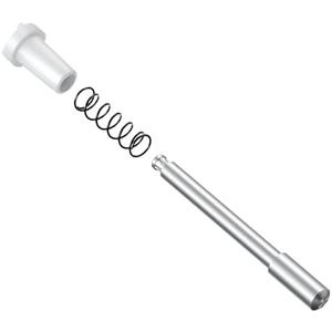 Ceoighe 25 Pack Window Screen Plunger Latches with Caps, 5/32" X 1-1/2", Aluminum Window Screen Plunger Pins, Secure Window Screens in Place (White)