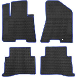 Car Floor Mats Custom Fit for Kia Sportage 2022 2021 2020 2019 2018 2017/2019-2021 Hyundai Tucson Odorless Washable Heavy Rubber (All Weather) Floor Liners Blue (Sportage 2017-2022Non Hybrid/2019-2021 Tucson, Blue)
